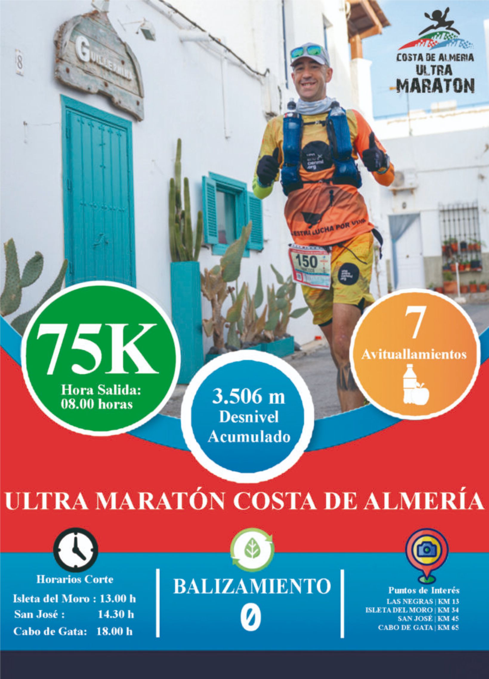 Almería Activa 2023. Ultra Maratón Costa de Almería  3 Diciembre